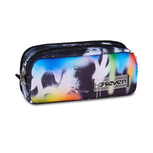 Picture of SEVEN 2 ZIP BUZZY NOTE BOY PENCIL CASE
